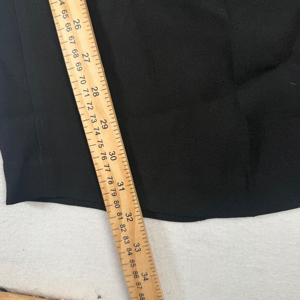 Spanx Carefree Crepe Wide Leg Pants Womens XL Black Polyester Pleated Trousers - Picture 6 of 10